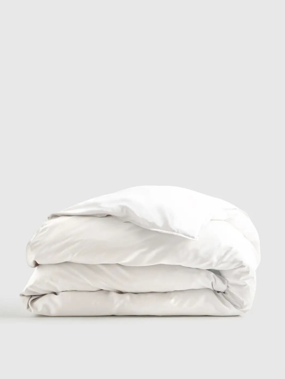Quince Bamboo Duvet Cover King Cal King White NWT Organic Bamboo - Picture 3 of 8
